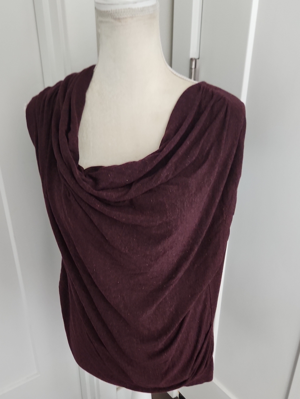Lane Bryant Metallic Plum Sleeveless Top